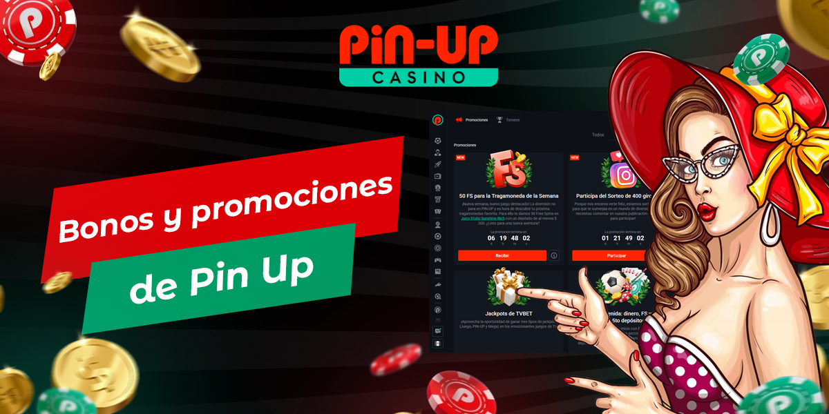 Promociones Pin Up para usuarios de México: lista completa