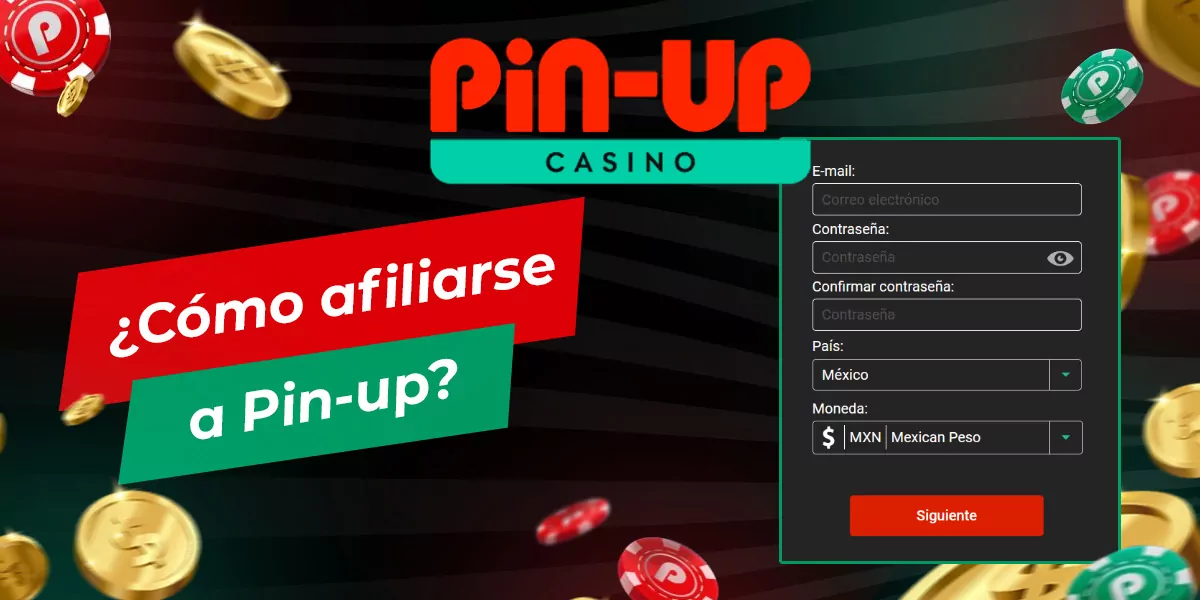 Instrucciones paso a paso sobre cómo registrar una nueva cuenta Pin-up