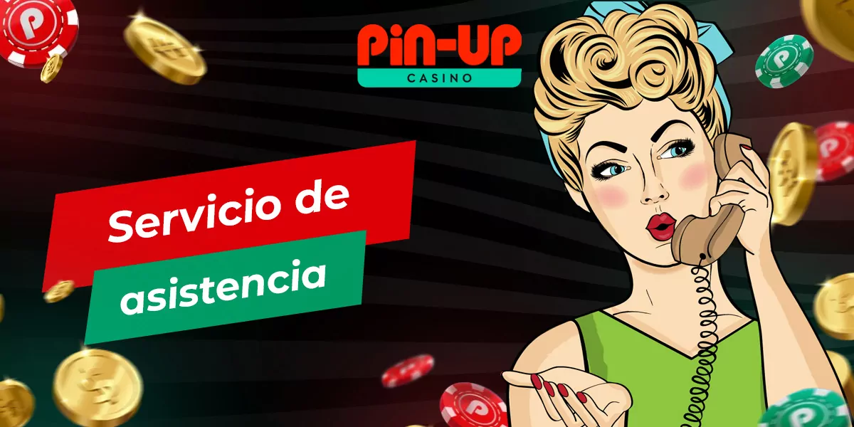 Datos de contacto del servicio de asistencia de Pin-up en caso de dudas sobre juegos o pagos