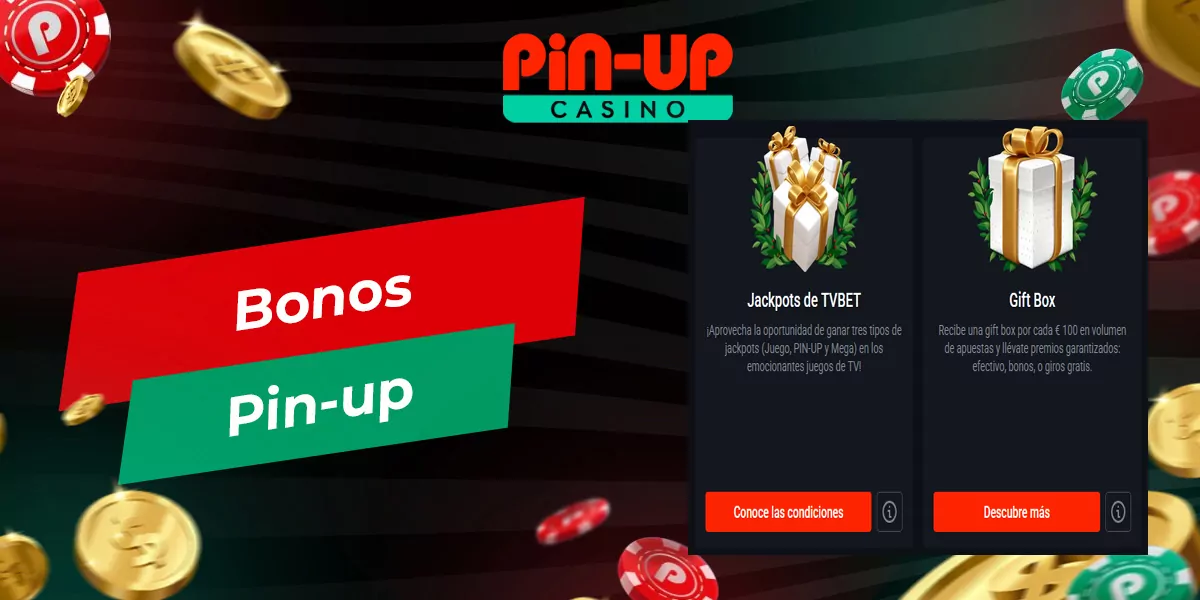 Bonos de Pin-up, disponibles para usuarios registrados nuevos y existentes de México